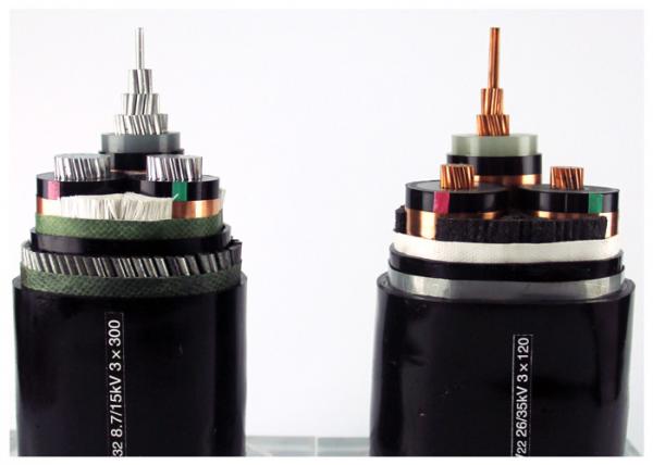 Industrial Plants Steel Wire Outdoor Armoured Electrical Cable 6.6KV – 35KV