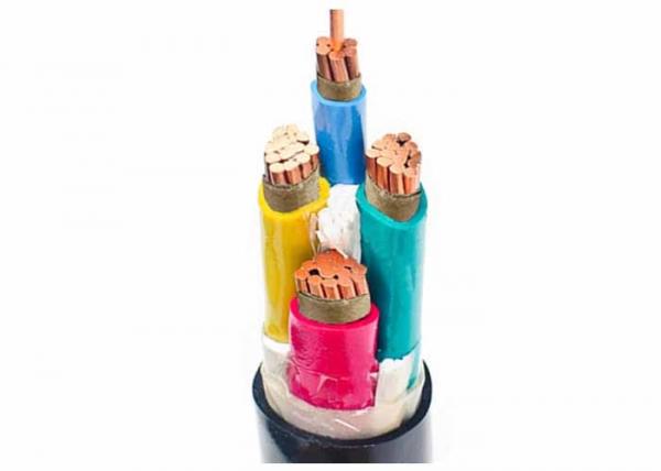 Low Smoke Halogen Free 4 Core Cu / Mica Tape / XLPE / LSOH fire retardant cable