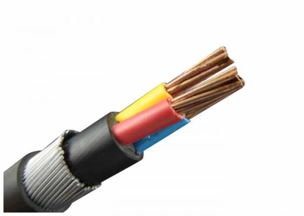 Low voltage XLPE Insulation PVC Sheath Steel Wire Armoured Electrical Cable 3 Phase Copper Cable 600/1000V