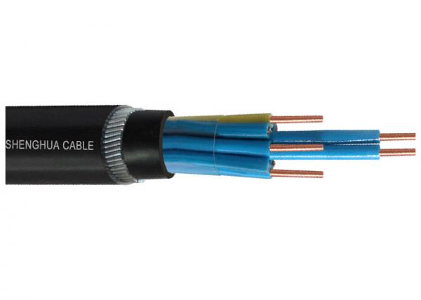 Multicore 450/750V Armoured Electrical Cable Steel Wire Armored PVC Insulated Copper Control Cable