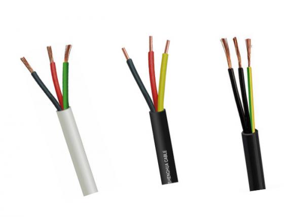 Multicore Low Voltage PVC Insulated Cables Wires , Unarmoured Copper Cable