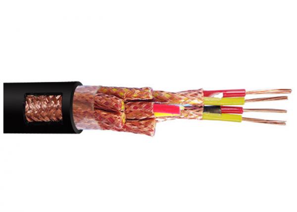 Professional Shielded Instrument Cable Individual / Overall Copper Wire Braiding