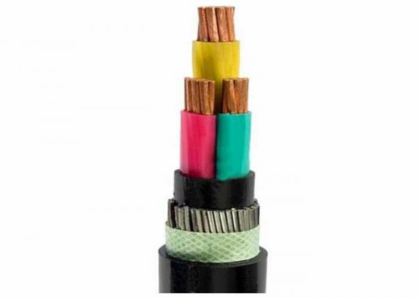 PVC 0.6-1KV 3x150SQMM Armoured Electrical Power Cable With 90 degree Conductor Temp