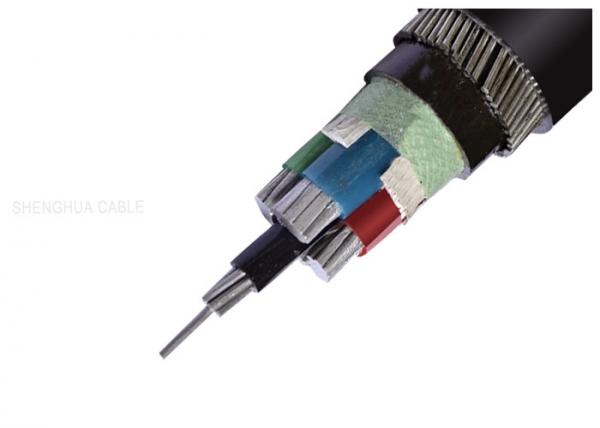  China PVC Insulated&Sheathed Armoured Electrical Cable Aluminum Conductor Steel Wire Armored Cables 0.6/1kV supplier