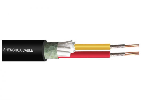 Small Size 2 Core 4 Core Fire Resistant Cable , Fire Rated Electrical Cable