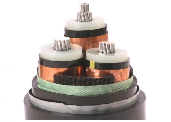 Steel Tape Medium Voltage Armoured Electrical Cable CU/XLPE/CTS/STA/PVC 6.35/11KV