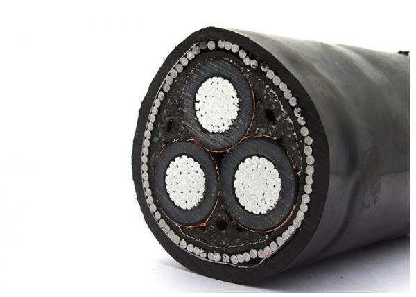 Steel Wire Medium Voltage Armoured Electrical Cable CU/XLPE/CTS/STA/PVC 6.35/11KV