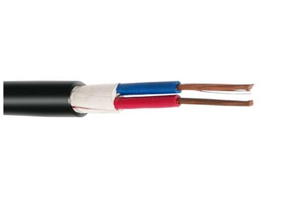 Stranded Copper Conductor Two Cores 1kV Pvc Jacket Cable / Pvc Insulated And Sheathed Cable