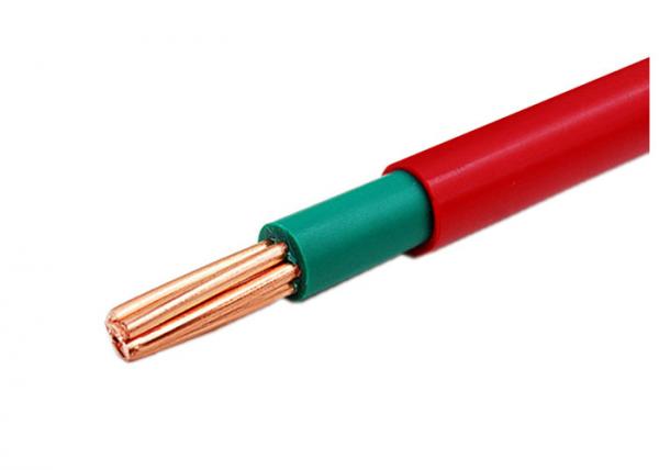 Two Layer PVC Insulation Electrical Cable Wire Single Core Stranded Copper