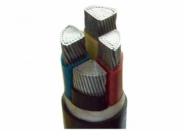 U-1000V 4 Core Aluminum Power Cable OEM CU / XLPE / PVC For Wiring Electrical