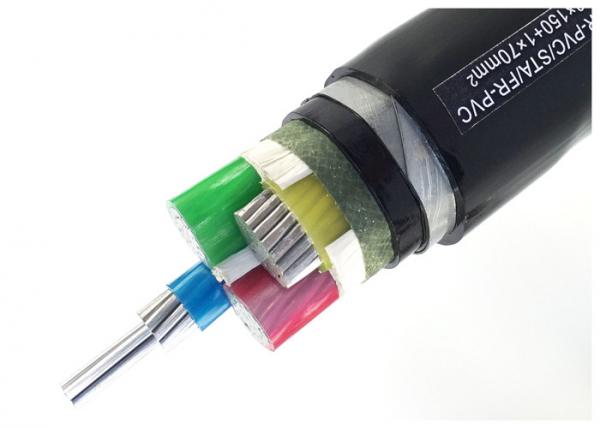 XLPE Insulated PVC Sheath Aluminum Armoured Cable Low Votlage STA Armored XLPE Power Cable YJLV22