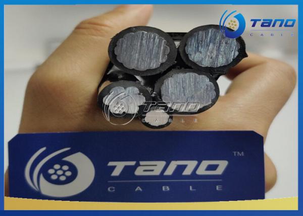 0.6 / 1KV Overhead Aluminum Cable ABC XLPE Insulated Cable For Overhead