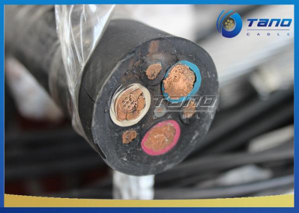  China 241.1 Rubber Insulated Cable Flexible Mining Cable 0.6 / 1kV Low Voltage supplier