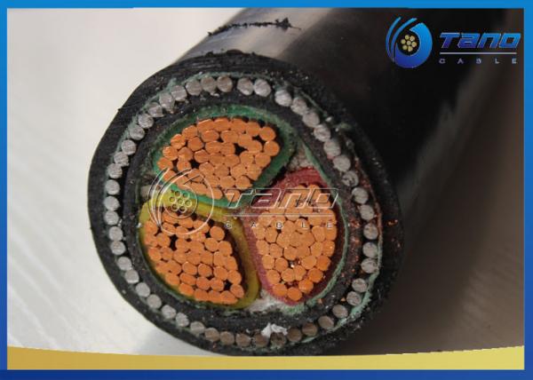  China 3 Cores / 4 Cores LV Power Cable Steel Wire Armour SWA Cable XLPE Insulation supplier