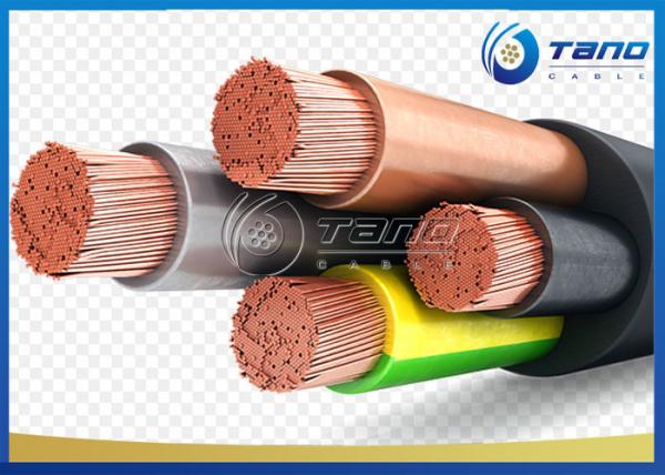  China 450 / 750V Multi Core Rubber Insulated Cable Flexible Copper Wire Cable supplier