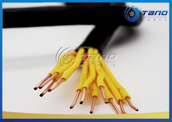 450 Volt Low Voltage Control Cable 12 X 0.75 mm2 XLPE / PVC Insulation