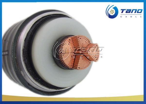  China 8.7 / 15kV Single Core MV Power Cable with Copper Wire Screen supplier