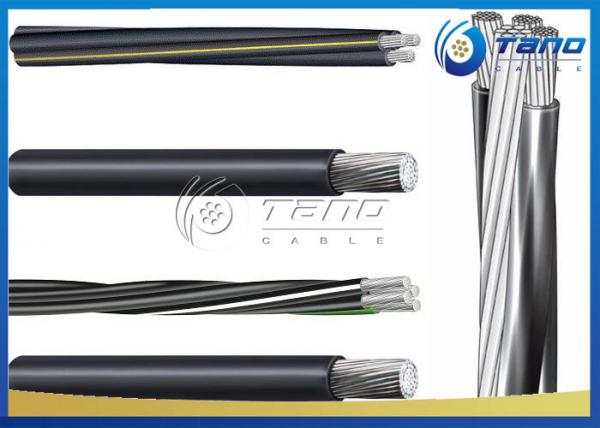  China ABC Overhead Service Drop Cable Aluminum Conductor XLPE Insulation 0.6 / 1kV Voltage supplier
