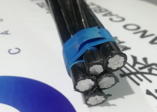  China AL / XLPE Insulated Aerial Bundled Cable CAAI With Compacted Aluminum Conductor supplier