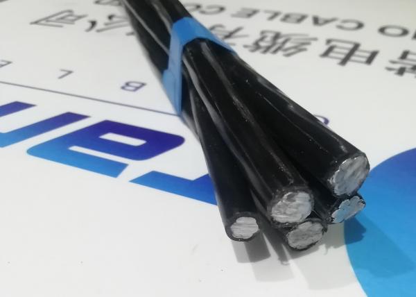  China Aluminum Aerial Bundled Cable Overhead 0.6/1KV ABC With XLPE Insulation supplier