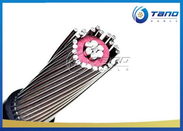 Black 2 x 8 AWG Concentric Cable , XLPE Insulated Cable PVC ST2 Jacket