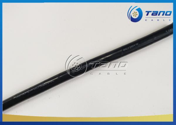 Black Electrical Control Cable KVV32 Type For Industrial Machinery / Production Lines