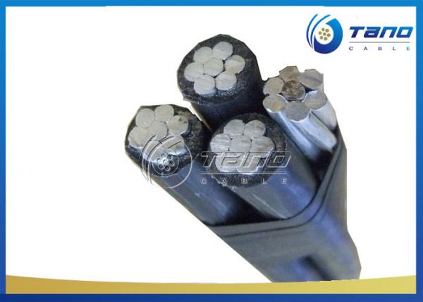  China Black Triplex Service Drop Cable ACSR Neutral Conductor With ABC Cable supplier