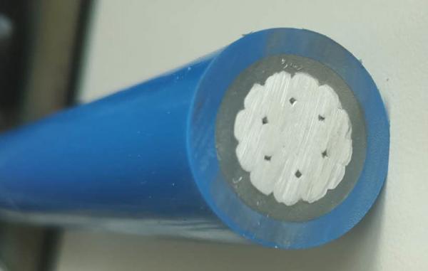 Blue Color LV Power Cable PVC Jacket XLPE Insulation Material Single Core Cables