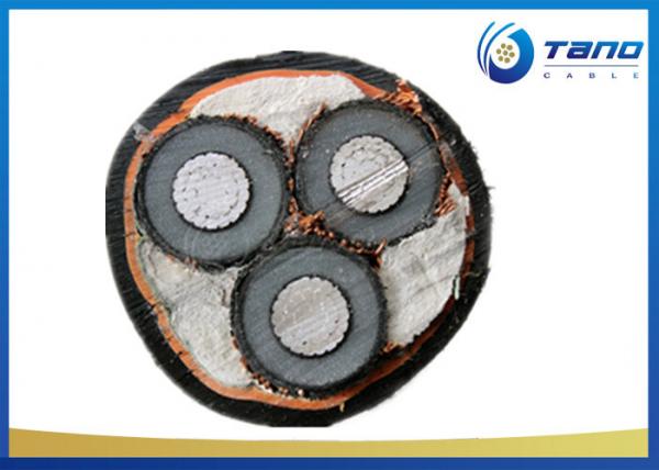 Circular Stranded Conductor MV Power Cable For Fixed Installation ISO 9001