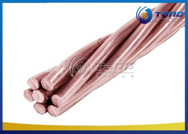 Class A Bare Copper Conductor , Bare Copper Cable Corrosion Resistance