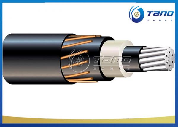 Concentric Aluminum Conductor Cable PVC ST2 Jacket For Power Distribution Network