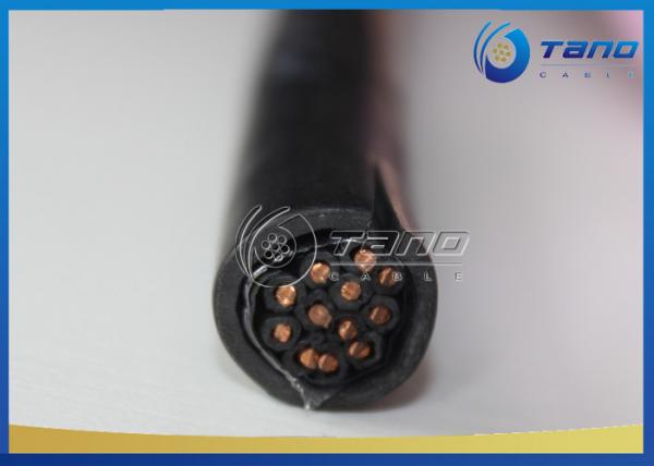 Copper Wire Low Voltage Control Cable , Instrument Control Cable 12 24 Core