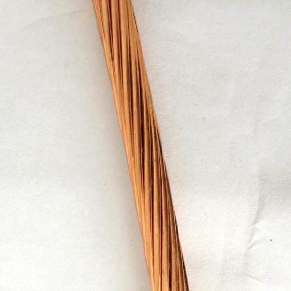 Durable Hard Drawn Bare Copper Earth Cable 70mm2 For Electrical Test Equipment BS7884 Standard