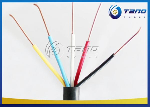 Fire Retardant PVC Insulated Copper Cable 300 / 500V with Jacket