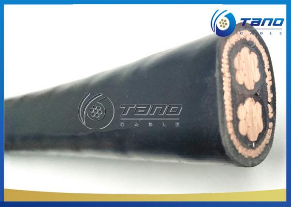  China Flat Aluminum Conductor Cable 3 * 6AWG Standard 600V S8000 CCA For Transformer Stations supplier