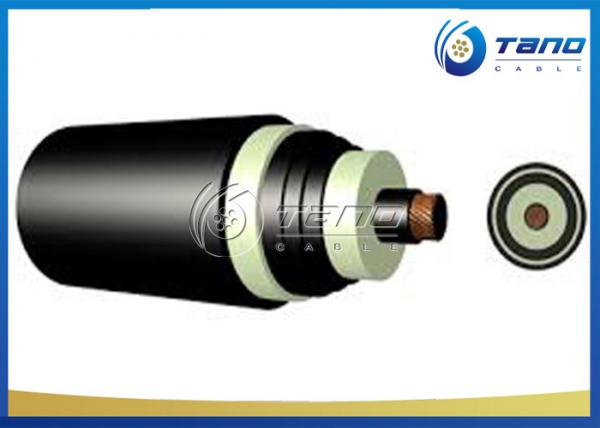  China High Reliability HV Power Cable , Shielded Power Cable 66kV 110kV supplier