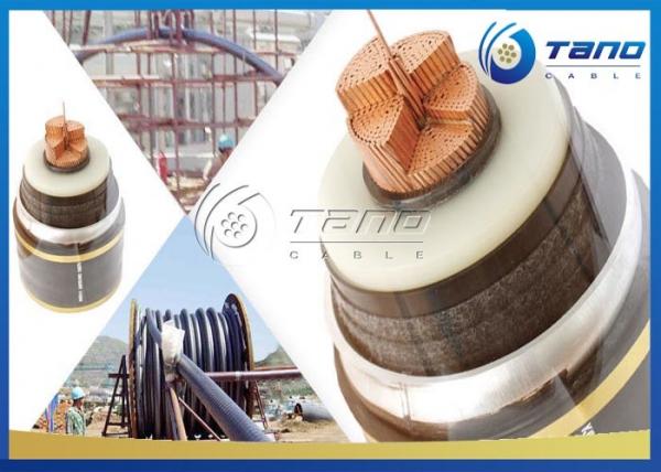  China High Tension XLPE Power Cable Power Station Underground 630mm2 110 kV 220 kV supplier