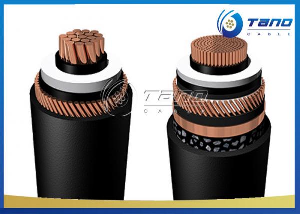 IEC 60840 HV Power Cable 66kV High Voltage Copper Cable 630mm2 With Copper Wire Shield