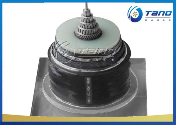 Lead Sheath HV Power Cable 132 kV 1 × 800 mm2 , High Voltage XLPE Power Cable