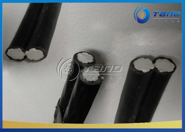 Low Voltage Aerial Bundled Cable , Aluminum Power Transmission Cable