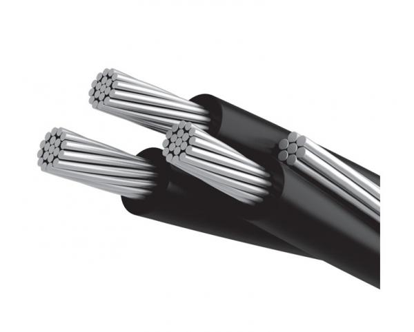 Low Voltage Aerial Electrical Cable / Aerial Power Cable High Reliability IECA Standard