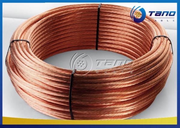 Low Voltage Bare Copper Conductor For Transmission Line Power Cables