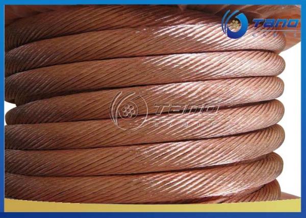 Low Voltage Bare Copper Conductor Transmission Line Power Cables CCC Certificated