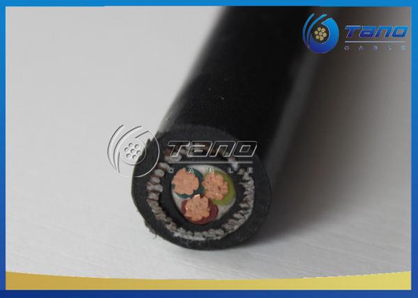Low Voltage Steel Wire Armored Cable 3 Core 2.5mm2 Plain Annealed Copper Conductor