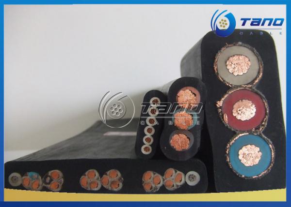  China Multi Core Rubber Jacket Cable 300 / 500V Voltage Black Color CE ROHS supplier