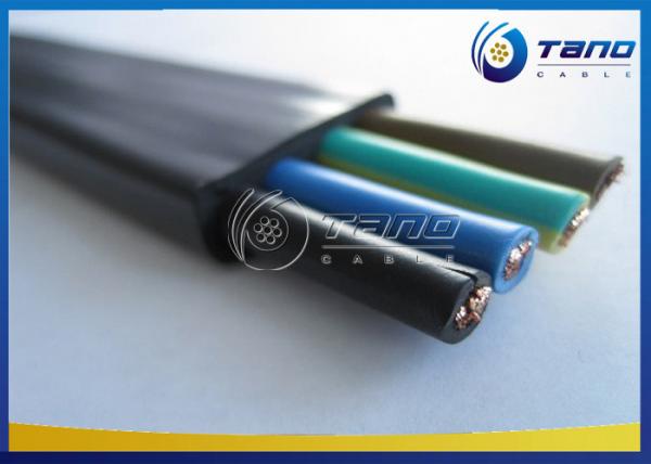 Portable Electrical PVC Insulated Cable , Standard PVC Flat Cable TPS Wire