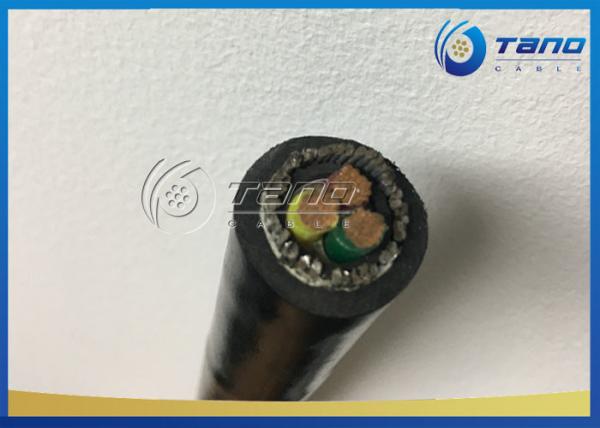 PVC Sheath Copper Power Cable 3 x 185 sqmm 3 x 95 sqmm Corrosion Resistance