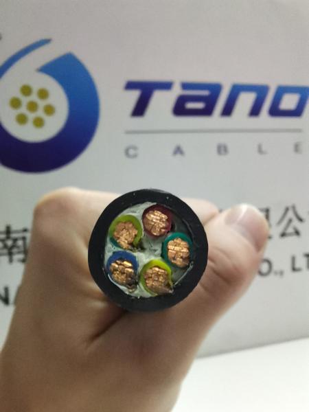 PVC Sheath Copper Power Cable LV 0.6 / 1KV Electric Unarmored Cable XLPE Insulation