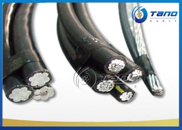 Quadruplex Triplex Overhead Drop Service Cable ABC Cable 0.6 / 1kV Voltage
