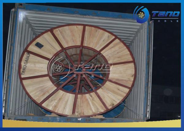 Single Core Aluminum Power Cable XLPE Insulated AWA Armoured 33kV 630mm2